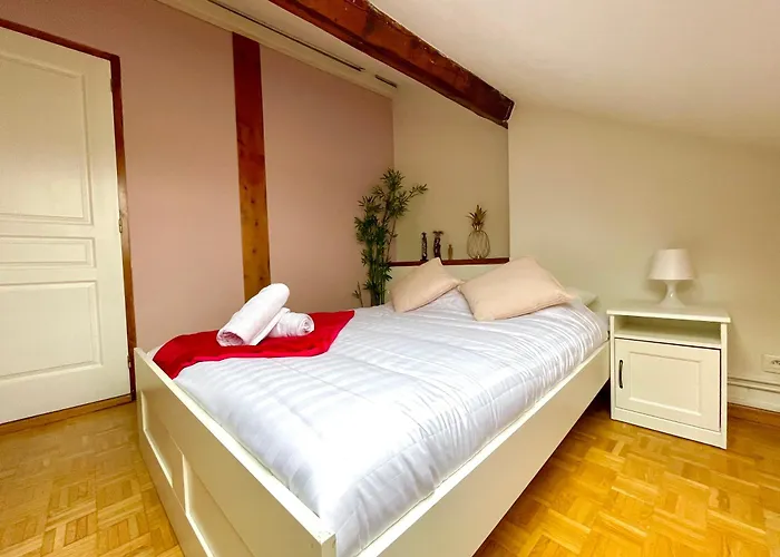 Bngo I Le Spacieux I 9 Personnes, Climatisation, Parking Gratuit, 3 Chambres, 6 Lits, Gare Partdieu, Centre De