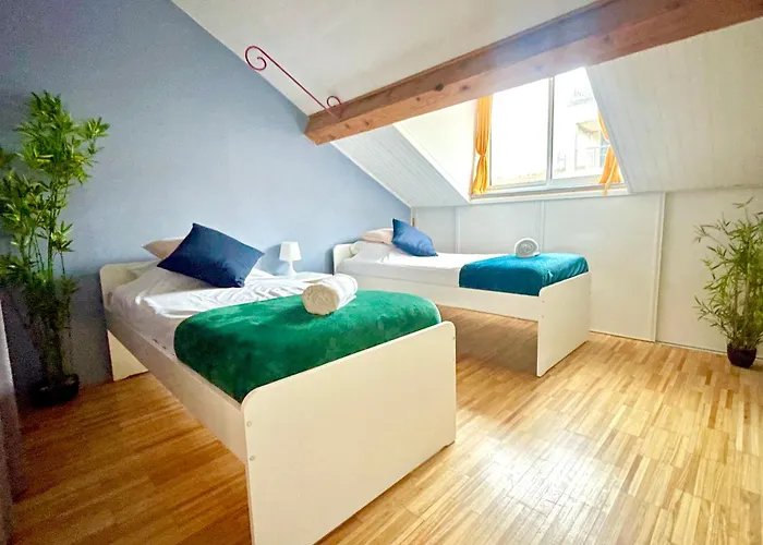 דירה Bngo I Le Spacieux I 9 Personnes, Climatisation, Parking Gratuit, 3 Chambres, 6 Lits, Gare Partdieu, Centre De ליון