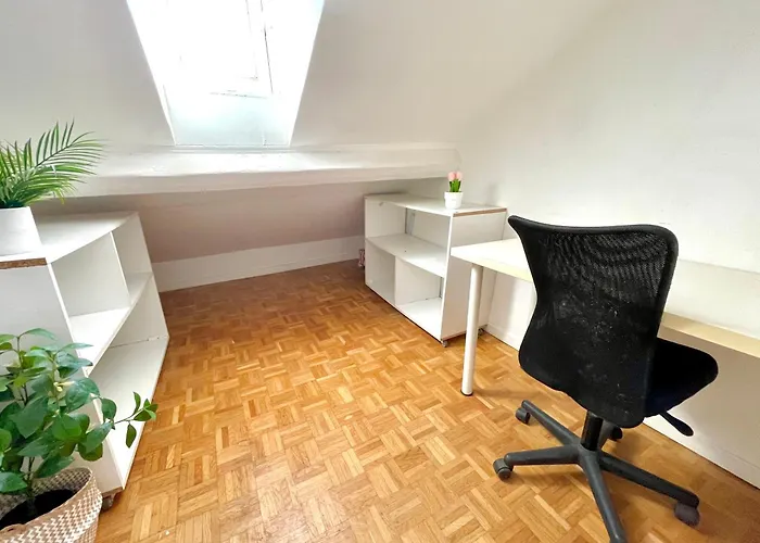 Bngo I Le Spacieux I 9 Personnes, Climatisation, Parking Gratuit, 3 Chambres, 6 Lits, Gare Partdieu, Centre De דירה *