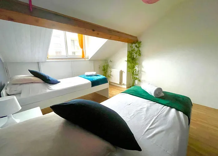 דירה Bngo I Le Spacieux I 9 Personnes, Climatisation, Parking Gratuit, 3 Chambres, 6 Lits, Gare Partdieu, Centre De ליון