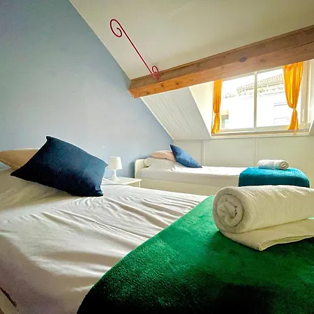 Bngo I Le Spacieux I 9 Personnes, Climatisation, Parking Gratuit, 3 Chambres, 6 Lits, Gare Partdieu, Centre De Λυών