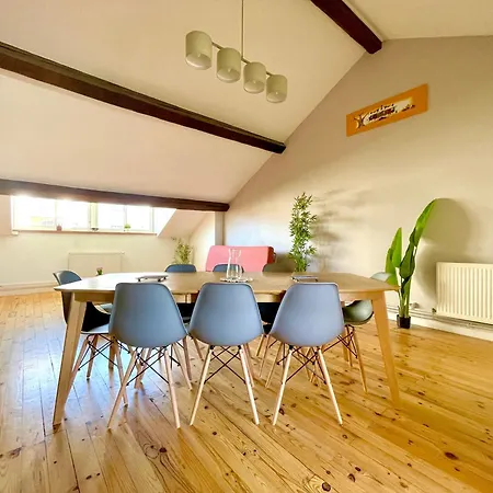 Bngo I Le Spacieux I 9 Personnes, Climatisation, Parking Gratuit, 3 Chambres, 6 Lits, Gare Partdieu, Centre De Διαμέρισμα *